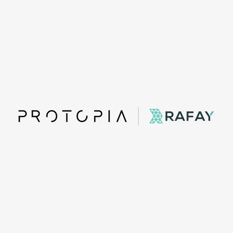 Protopia AI and Rafay logos